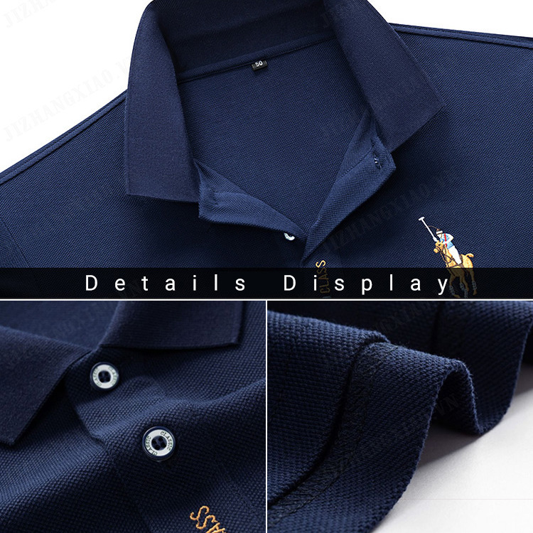 Fine Quality Polo Tee with Embroidered Logo for Men