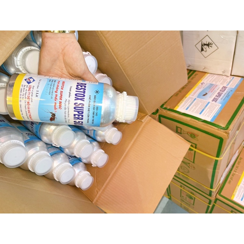 Thuốc diệt muỗi BESTOX SUPER 50EC - chai 1lít