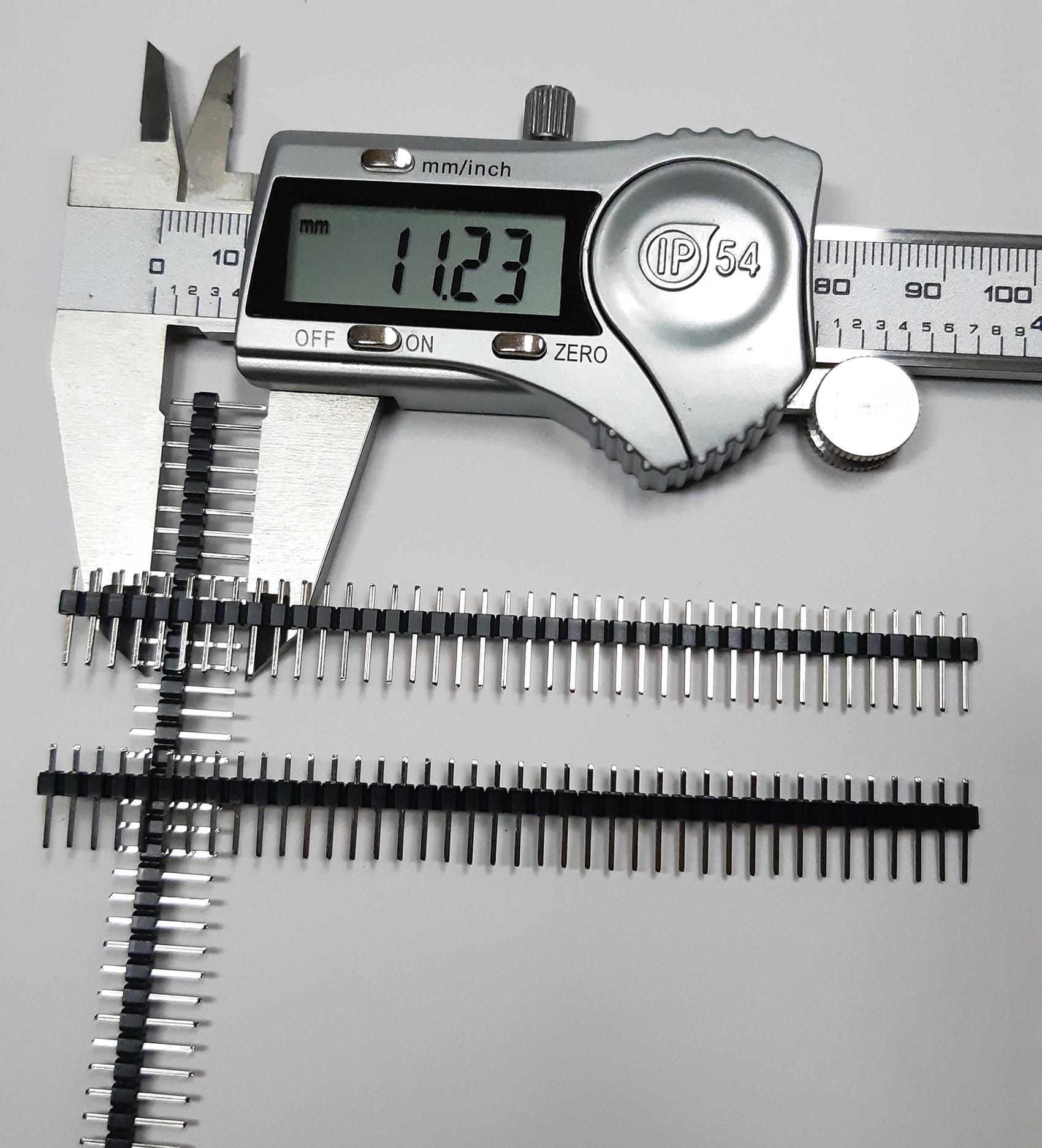 Male Header, Single, Straight Pin, 40 Pin (Header 2.54 40Pin)