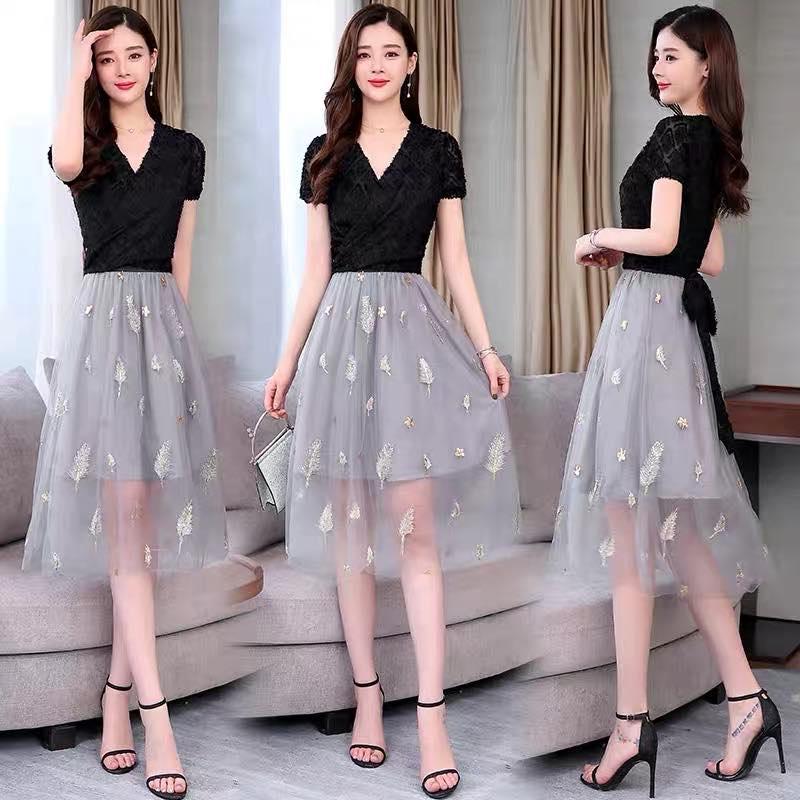 Đầm Xòe Tay Lỡ Siêu Hot