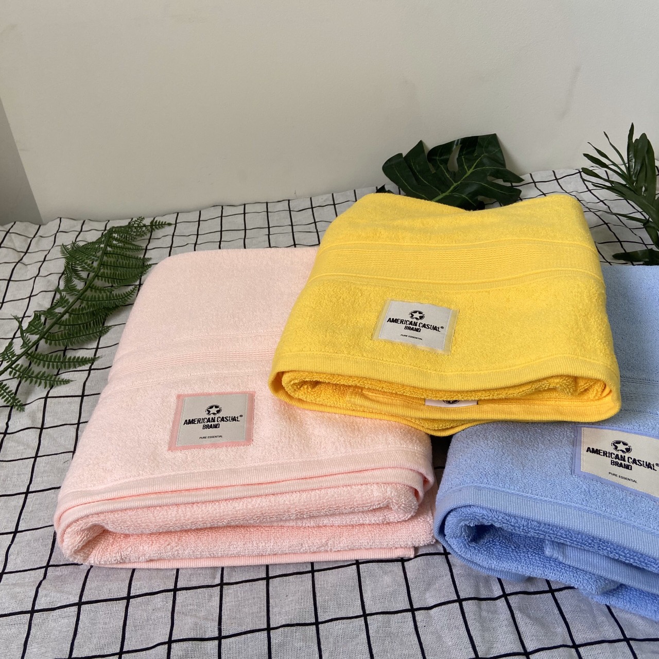 KHĂN CAO CẤP SIZE LỚN 100% COTTON XUẤT KHẨU HÀN QUỐC