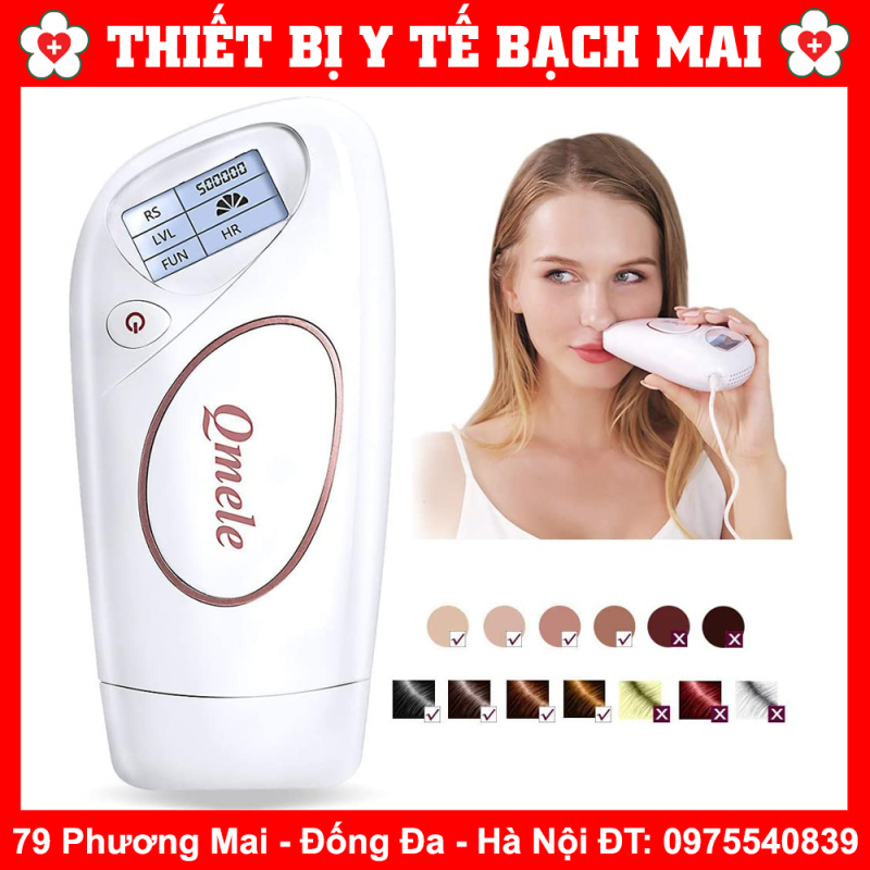 Máy Triệt Lông Cầm Tay Qmele HS2 Kèm Đầu Lạnh