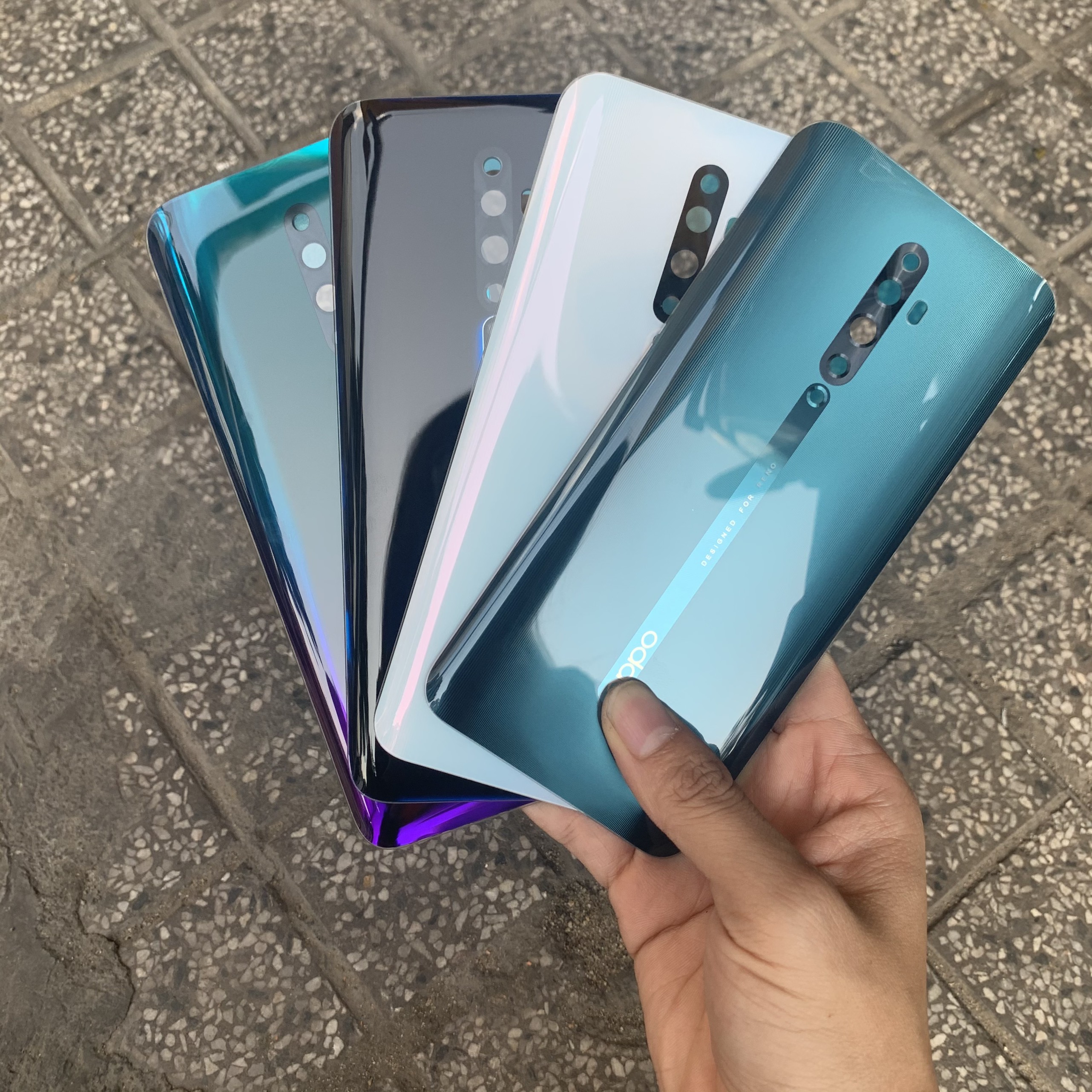 Mặt lưng / nắp lưng OPPO Reno 2F ZIN ) Tặng kèm keo dán lưng chai 15ml