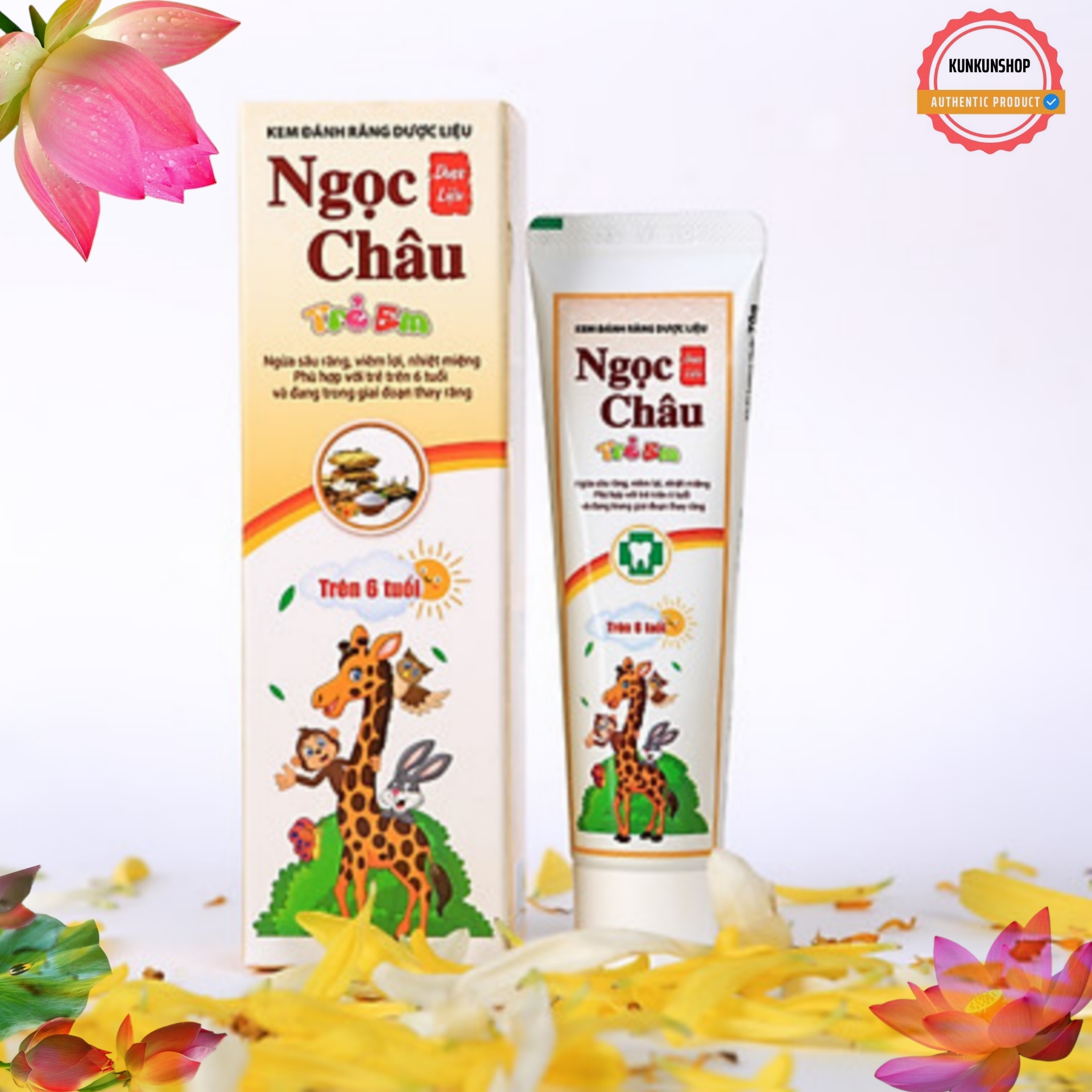 Kem đánh răng dược liệu ngọc châu