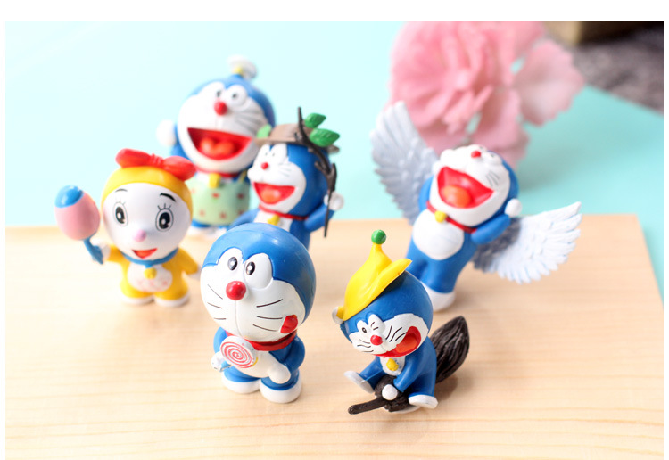 Set 6 mô hình Doraemon siêu cute-Mẫu 6