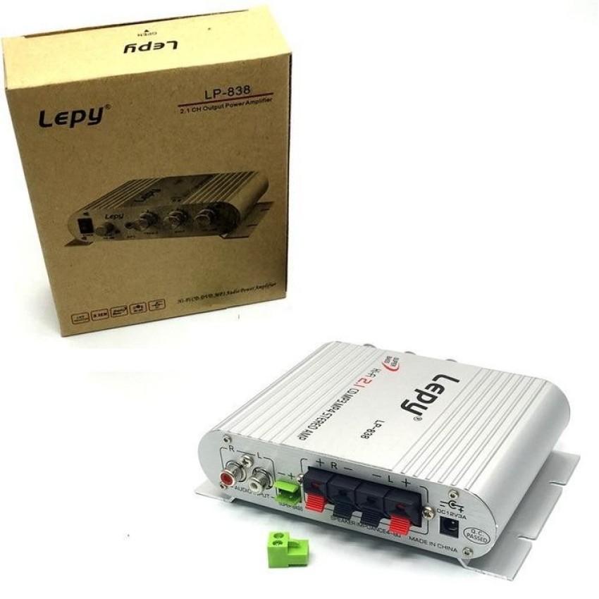 Bộ khuếch đại âm thanh Lepy LP-838 - Ampli mini 12V