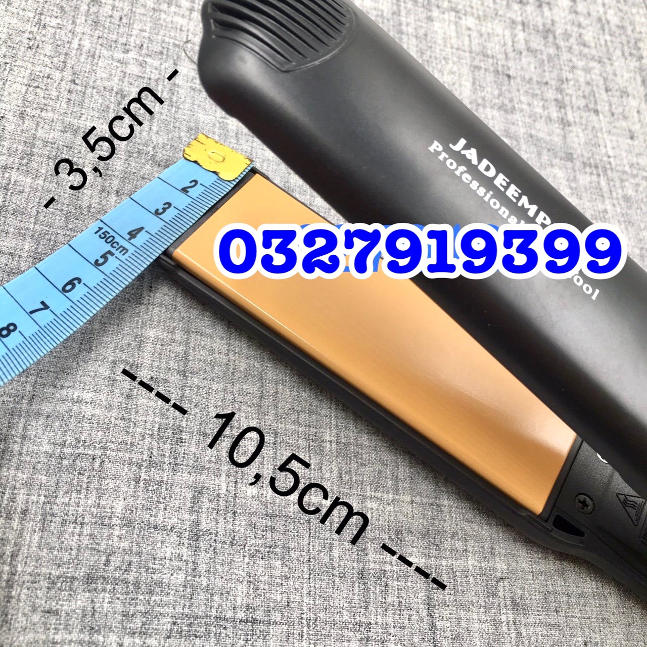 Máy Duỗi Tóc Cao Cấp JADEEMPRESS 802 Bản Trung 3.5cm Chống Dính Ceramic Màn Hình LCD Tiện Dụng Cho Làm Thẳng Uốn Xoăn Cụp