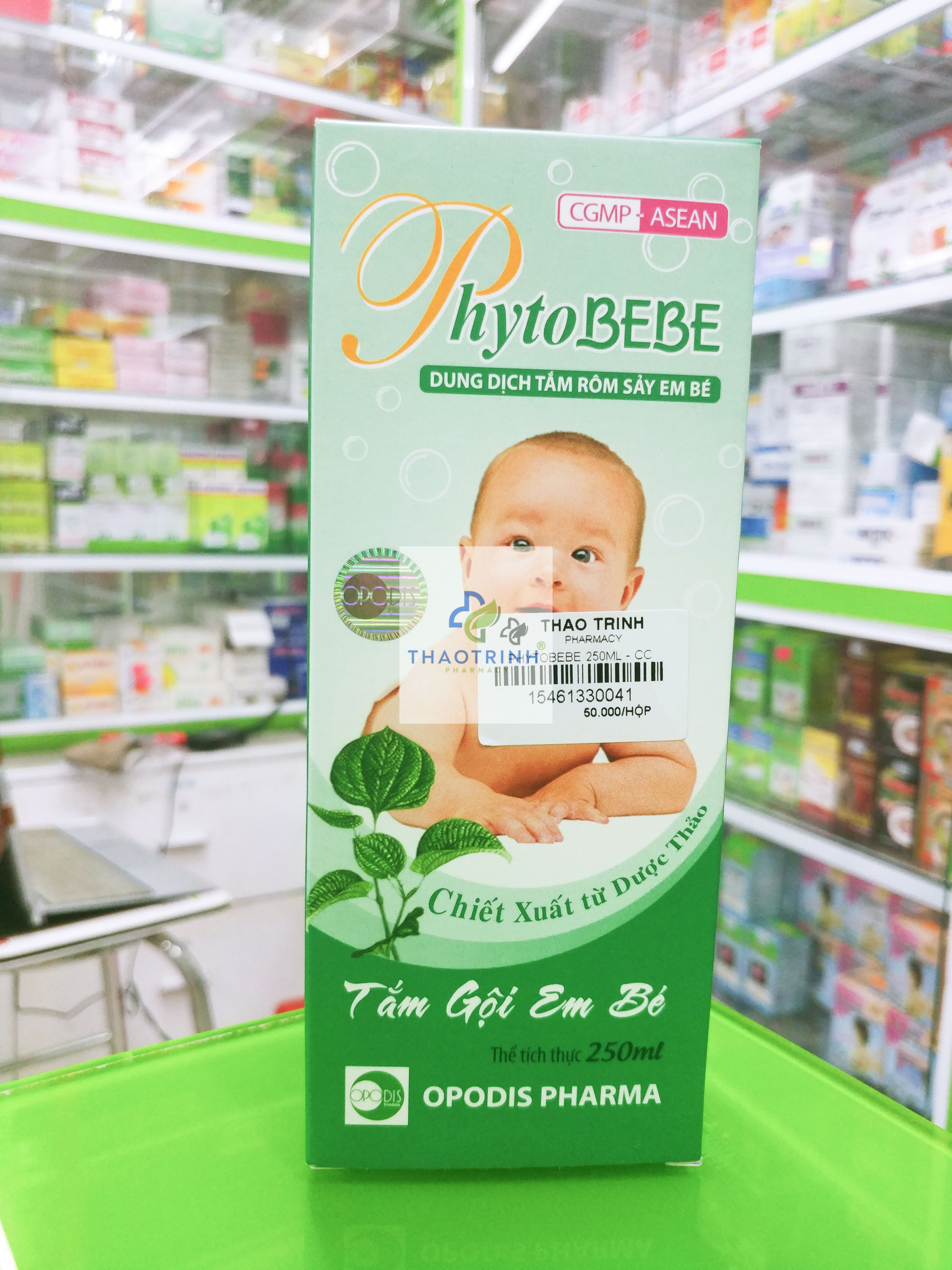 Sữa tắm gội em bé Phytobebe (Chai 250ml)