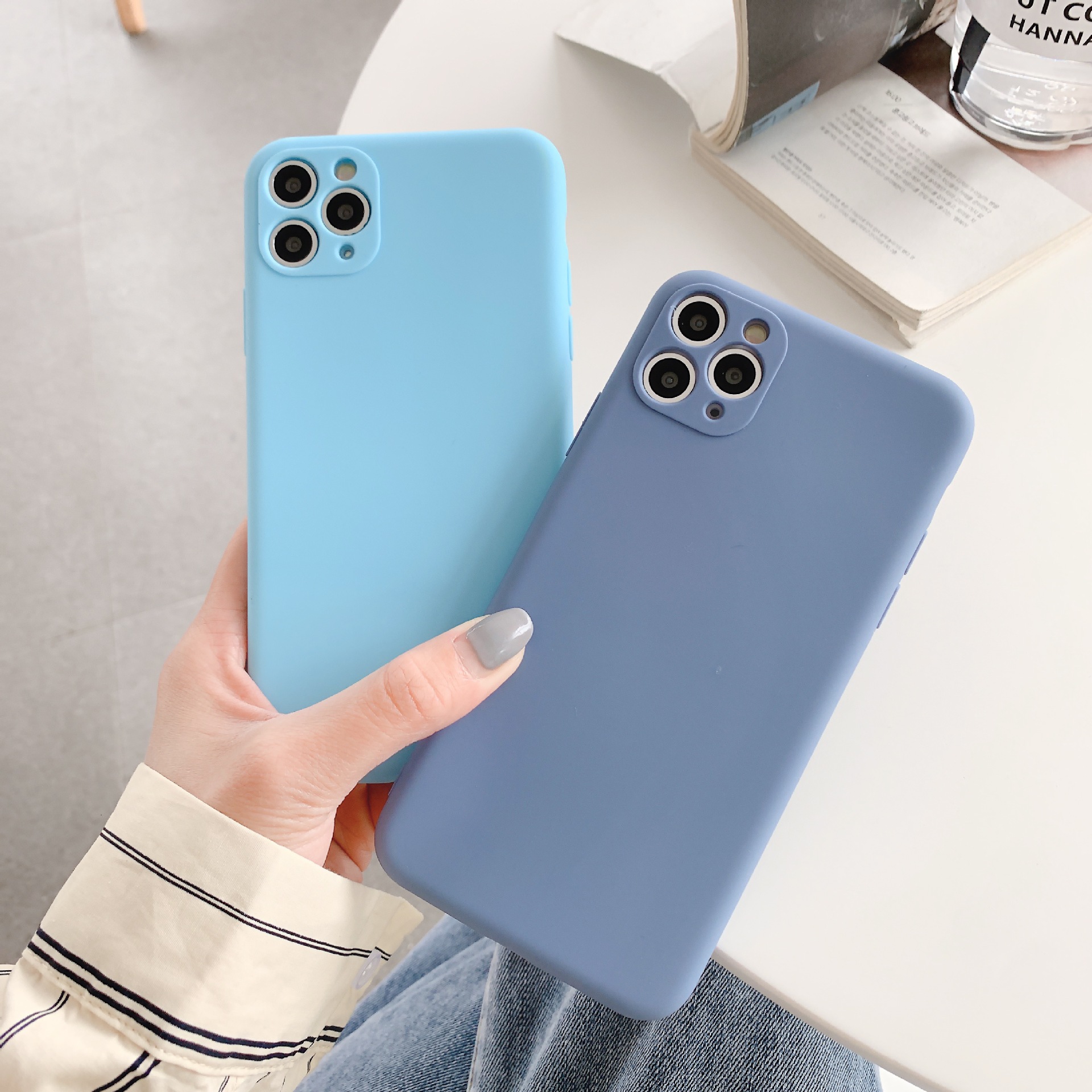 Ốp iphone dẻo màu trơn (đủ màu) 6plus/6splus/7plus/8plus/X/Xs/Xsmax/11/11promax