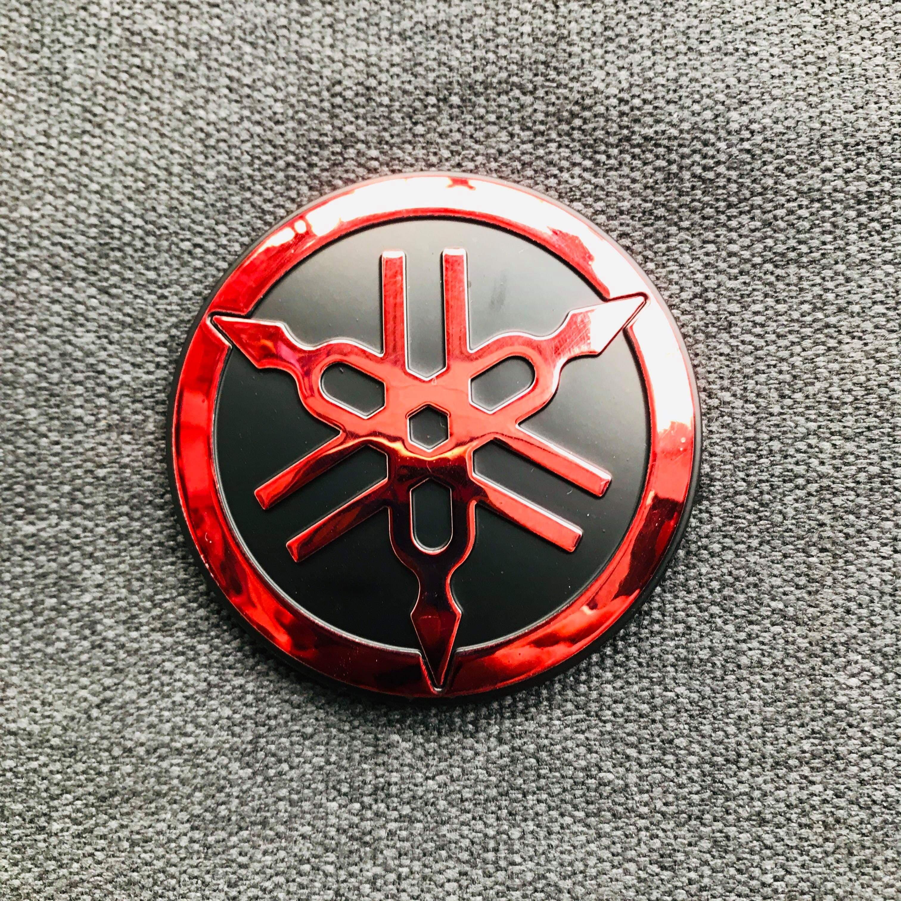 [HCM][NEW] HUY HIỆU LOGO YAMAHA DÁN XE SIÊU CHẮC (MÀU ĐỎ)