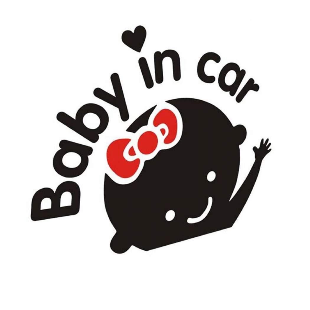 Decal ô tô BABY IN CAR