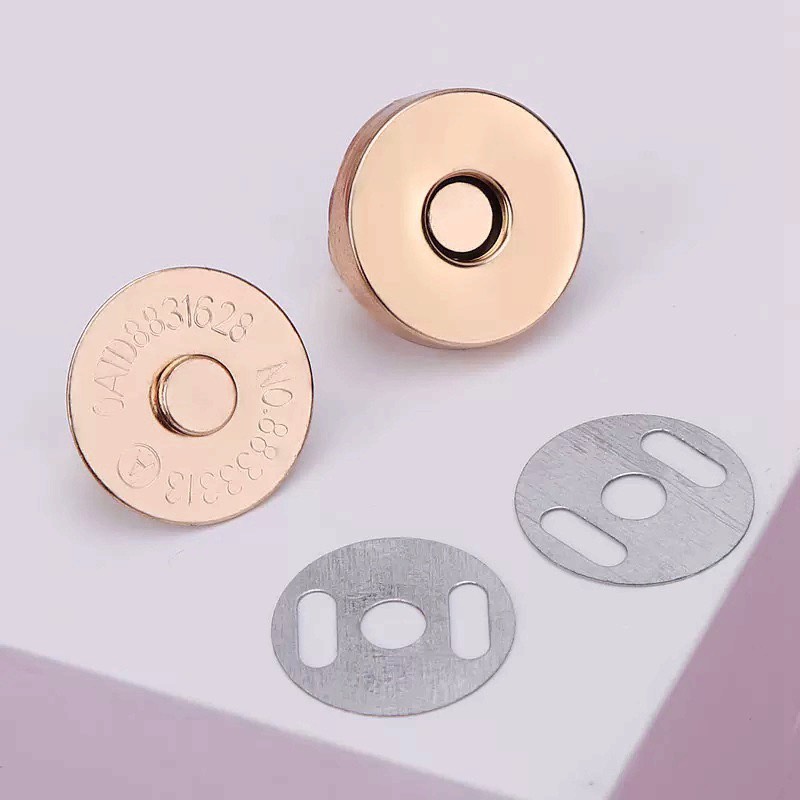 Nút hít gài 18mm - Phụ kiện handmade làm túi khoá cài cho túi xách đường kính 1,8cm