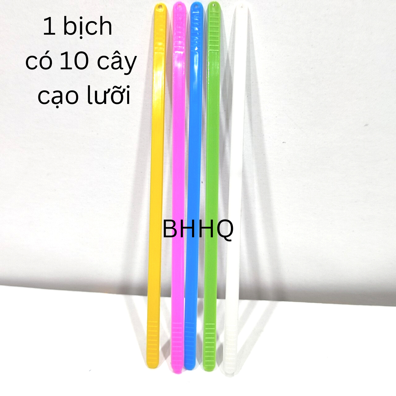 20 que cạo lưỡi nhựa dày dạng thẳng.