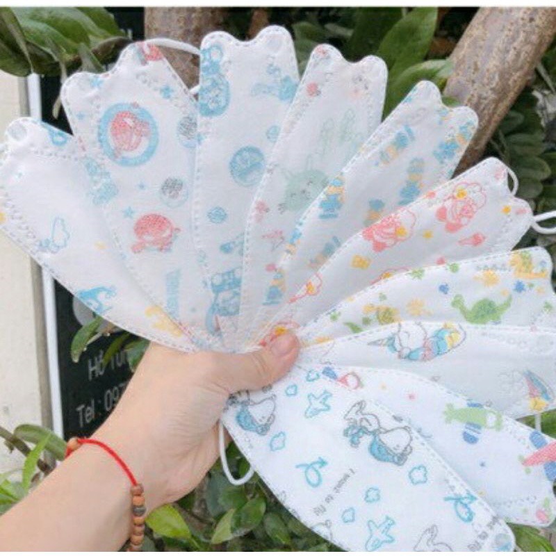 TÚI 10 CHIẾC KHẨU TRANG CHO BÉ 5 - 10 TUỔI