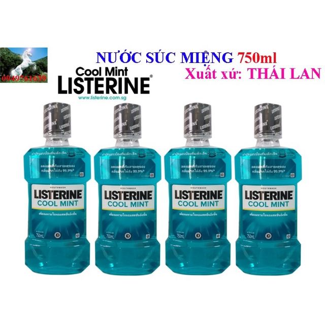 Nước súc miệng listerine