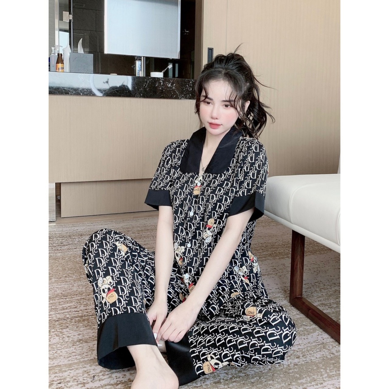 Bộ pijama cộc dài 40 mẫu