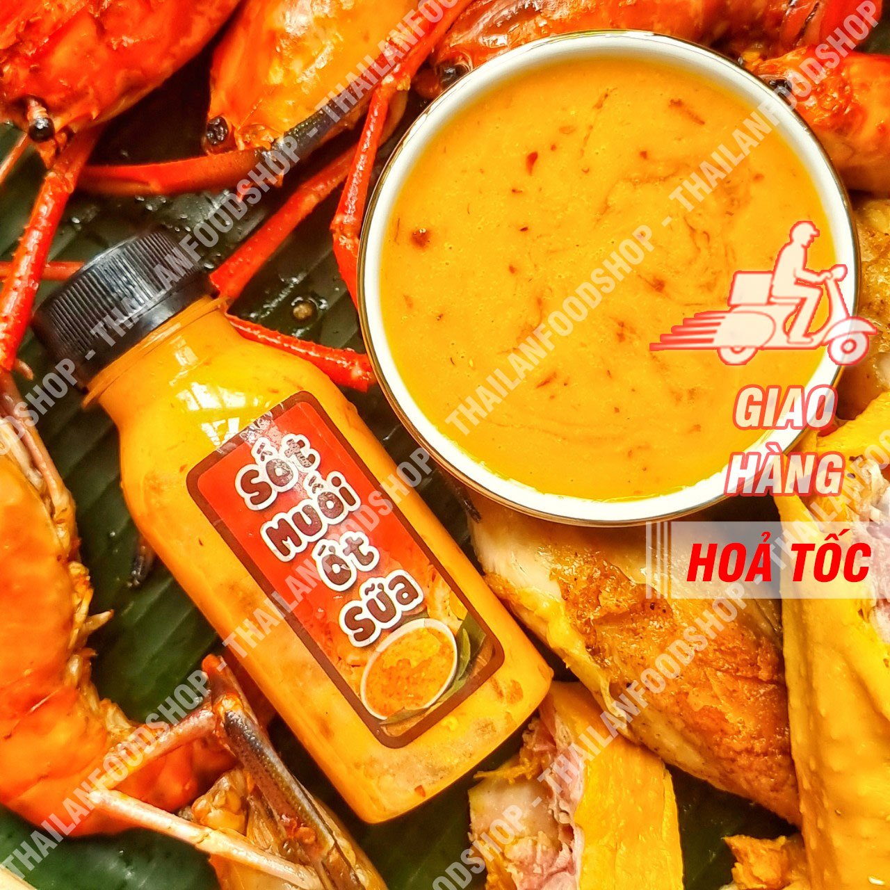 Sốt muối ớt sữa - chai 150gram