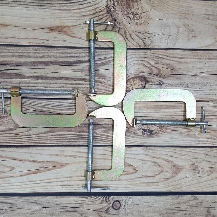 COMBO 4 CẢO VAM CHỮ C 4 INCH KẸP MAX 100 MM