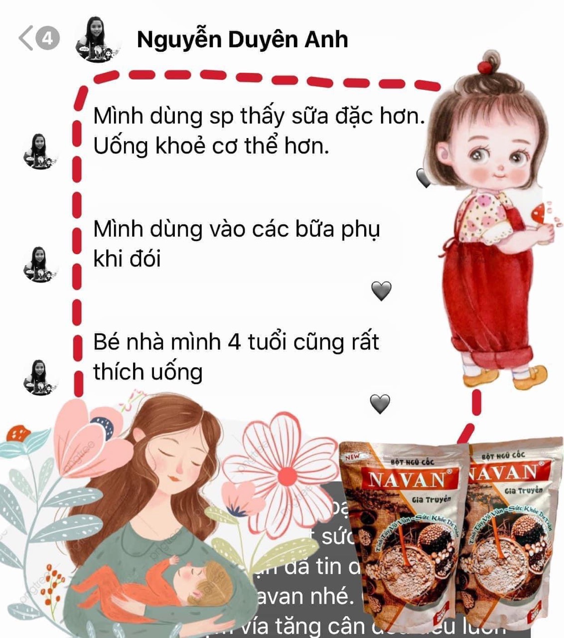 bột ngũ cốc gia truyền navan