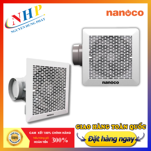 [HCM]Quạt hút âm trần Nanoco NCV2020 - NCV1520
