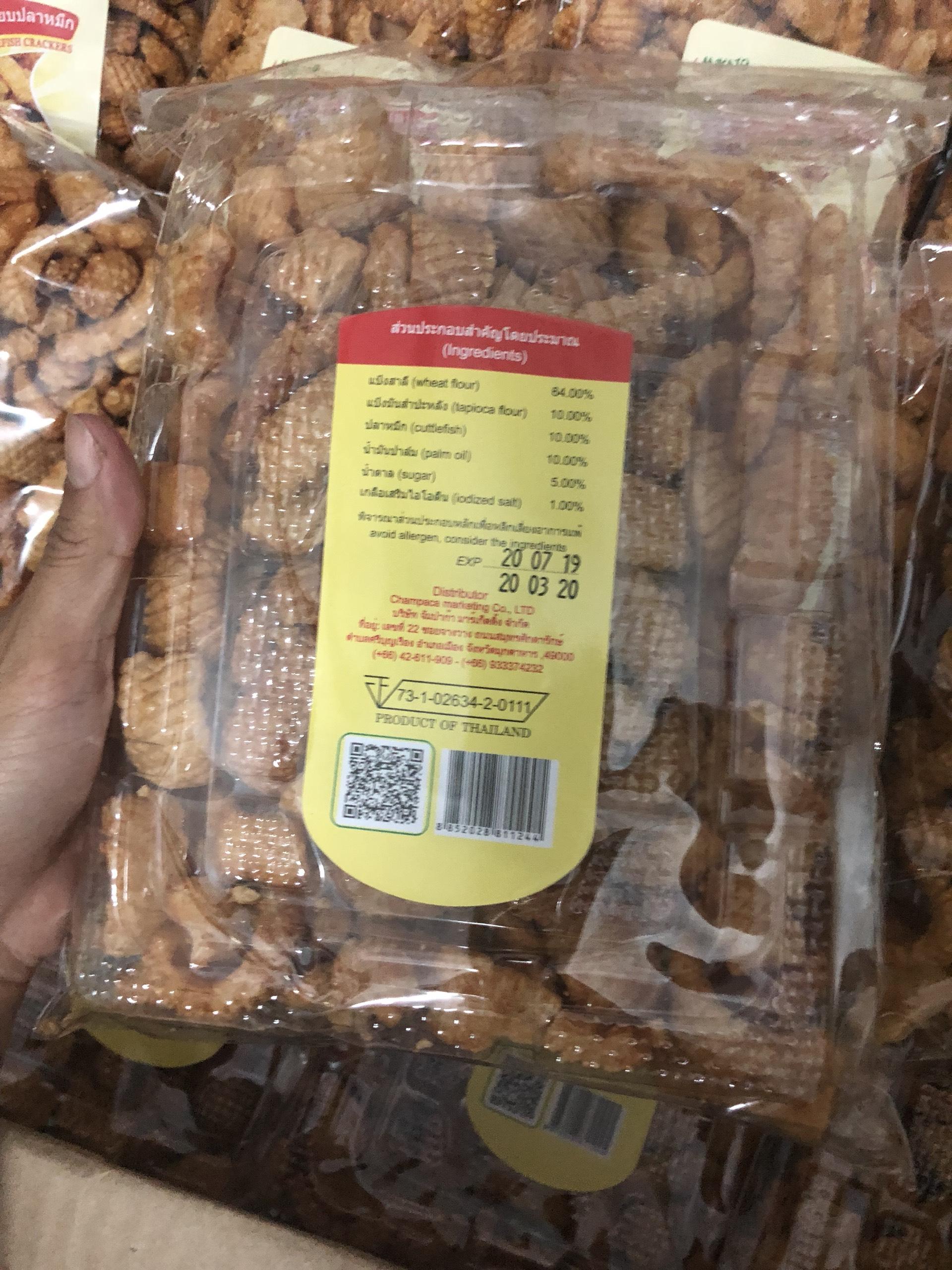 [HCM]Snack mực Thái gói 200gr