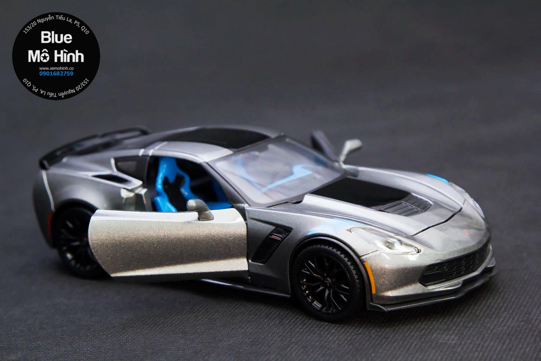Blue mô hình | Xe mô hình Chevrolet Corvette Z06 Maisto 1:24