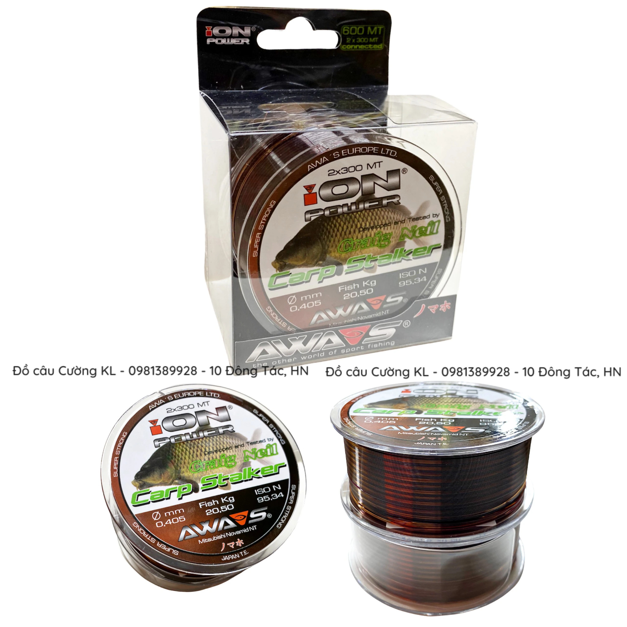 Cước Nhật câu cá Ion power Carp Stalker