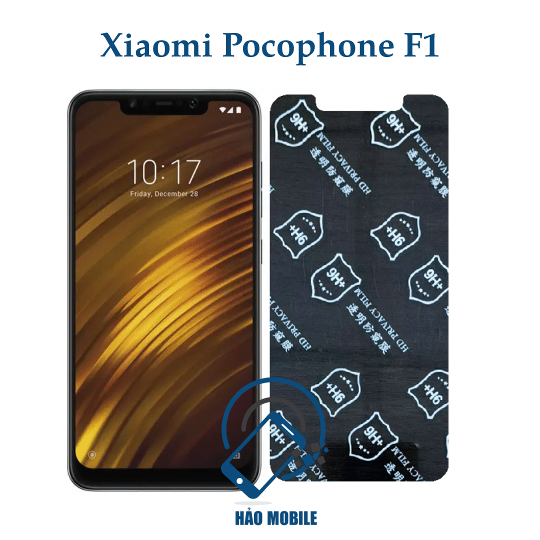 Dán chống nhìn trộm Xiaomi Pocophone F1 - Dán cường lực dẻo nano 9H+