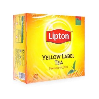 Trà lipton 100 túi lọc nhãn vàng 100% lá trà tươi thiên nhiên 100 gói hộp thumbnail