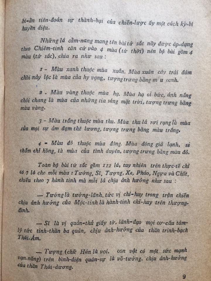 Sách Bí Quyết Bói Bài Tứ Sắc