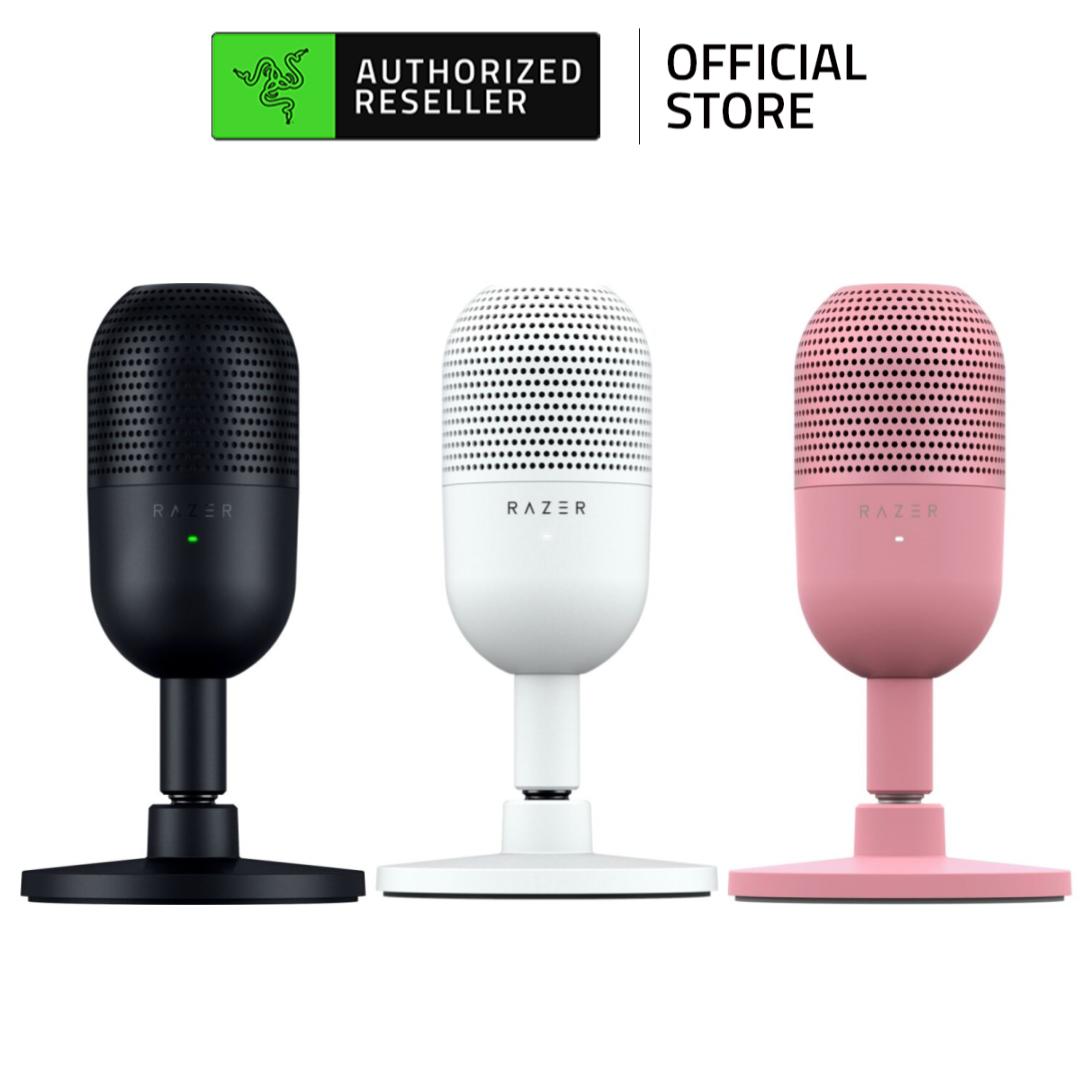 Micro Razer Seiren V3 Mini | Ultra-Compact USB Microphone | Supercardioid | Tap-To-Mute | Giảm Xóc Tích Hợp