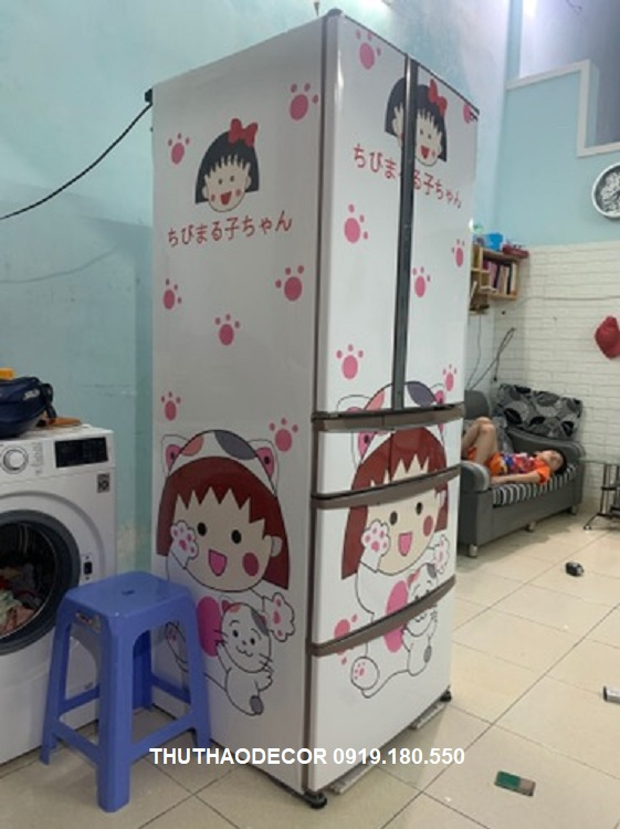 [HCM]Decal Dán Tủ Lạnh MARUKO CUTE - THUTHAODECOR