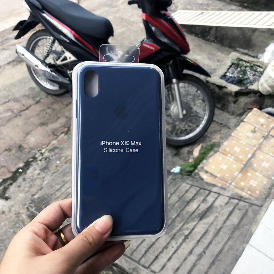 Ốp lưng iPhone XS Max - Silicone Case chống bám bẩn