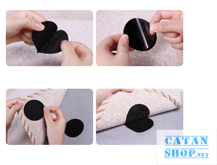 [HCMC] 5 PCs multi-functional double-sided sofa fixed sticker bathroom non-slip floor mat gadget pattern skin sticker gd331-dancomph