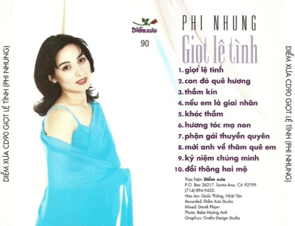 bộ 5 đĩa cd phi nhung 7 (phôi đĩa nhật)