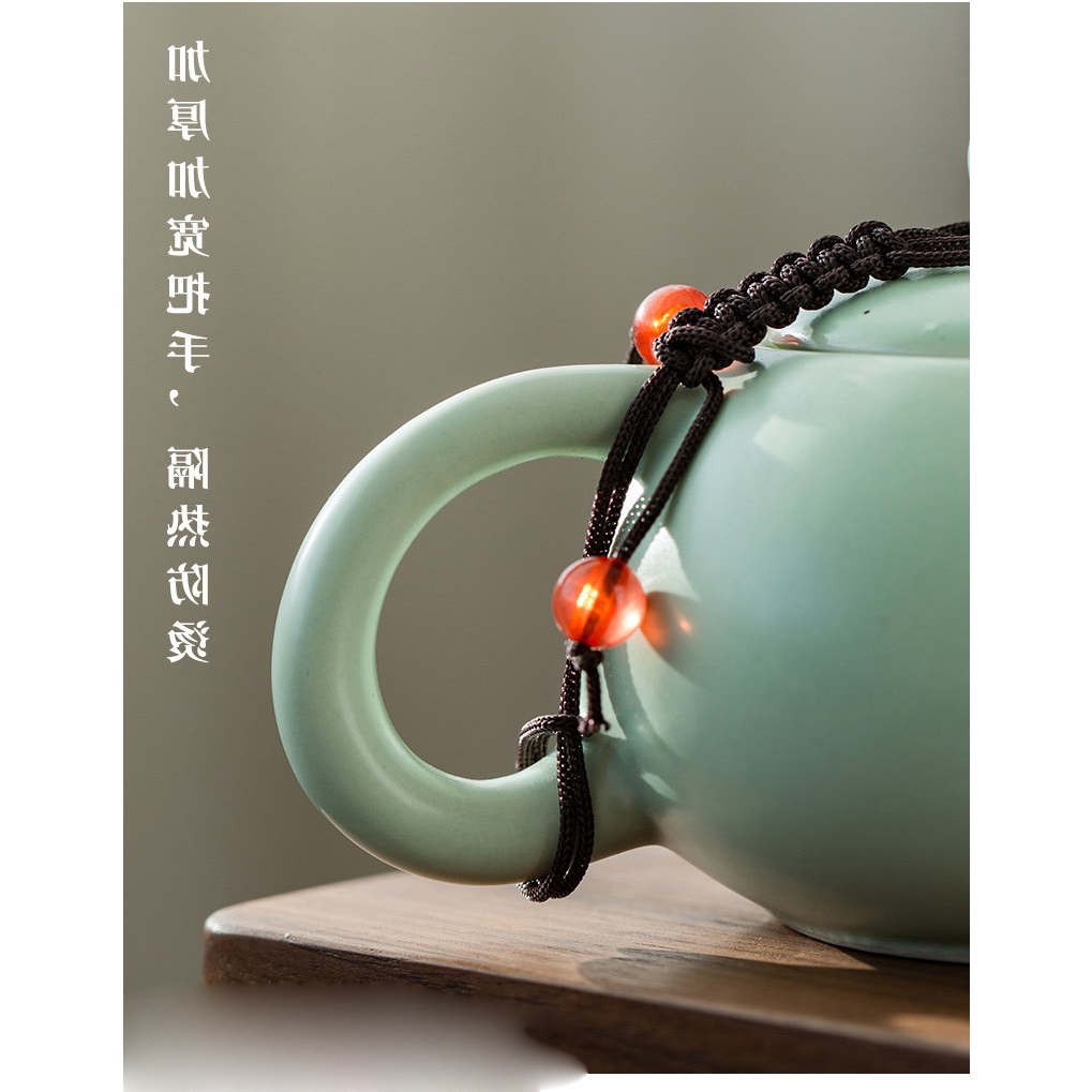 Bộ Ấm & Chén Trà - 2 Chén - Túi Xách Giấy Đẹp - Màu Trắng 2 chén