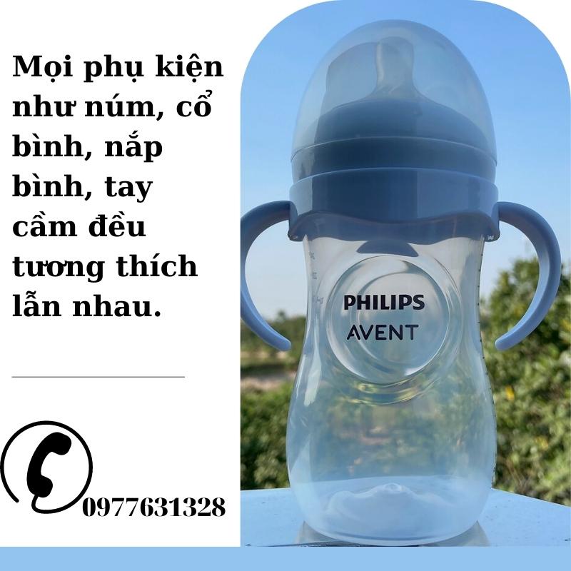 Bình Sữa 𝗣𝗵𝗶𝗹𝗶𝗽𝘀 𝗔𝘃𝗲𝗻𝘁 𝗡𝗮𝘁𝘂𝗿𝗮𝗹 125/260/330Ml   💖💖 Bình Sữa Cổ Rộng