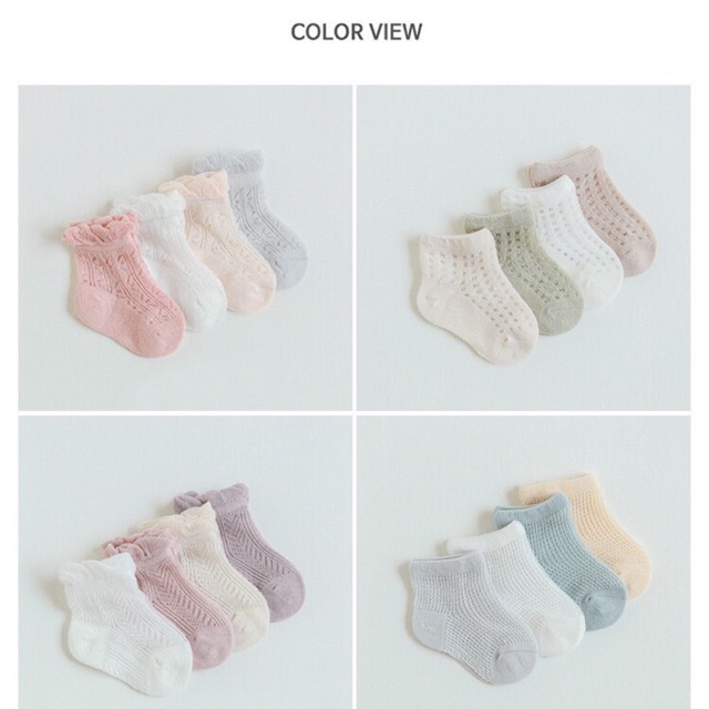 Tất lưới Nemo Baby set 4 đôi hàng đẹp