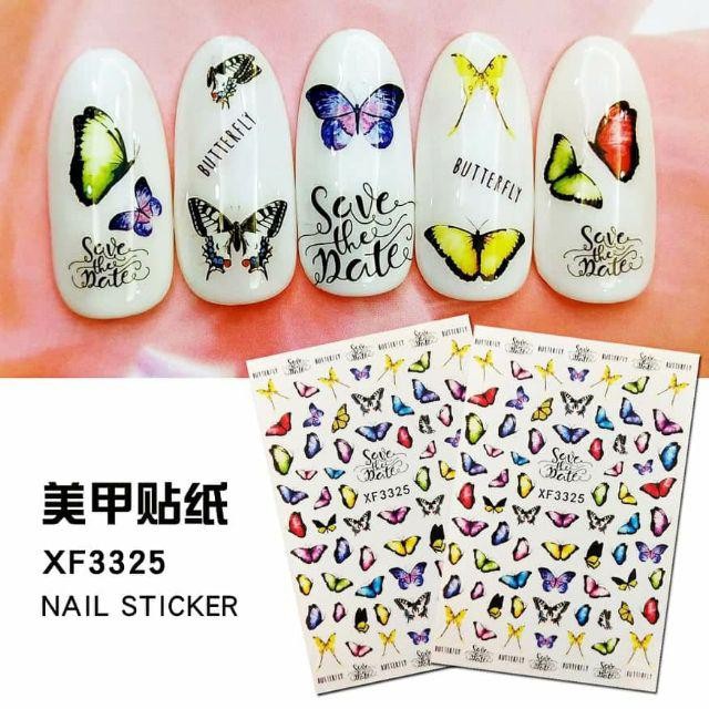 Hình dán Sticker dán móng tay Nail mẫu mới 2020