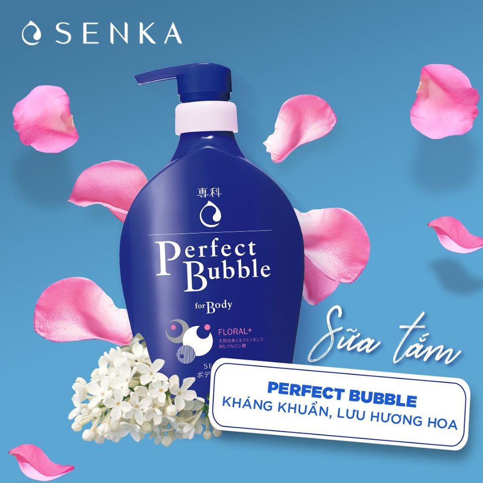 Sữa Tắm Dưỡng Ẩm Senka Perfect Bubble 500ml