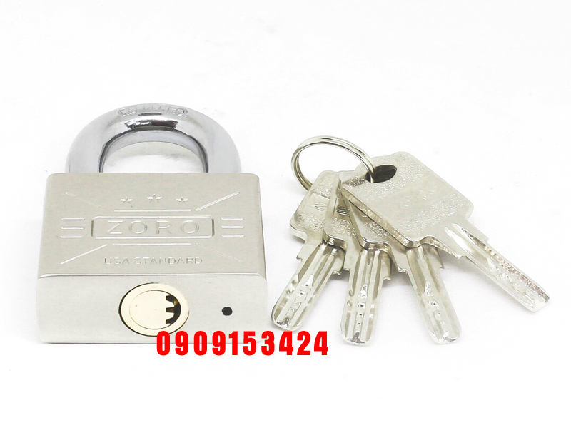 [HCM]Ổ KHÓA ZORO 6P-CHÌA MUỖNG