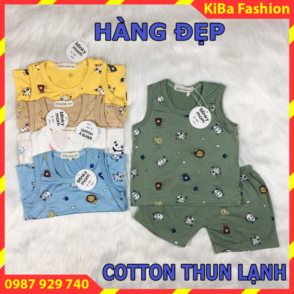 [ RẺ ĐẸP ] Bộ áo ba lỗ quần đùi chất cotton thun lạnh co giãn 4 chiều siêu mềm mịn mát cho bé từ 5-15kg - BBL - HH0270 / áo ba lỗ cho bé trai / áo ba lỗ cho bé gái / áo ba lỗ lưới cho bé trai / áo ba lỗ lưới / áo ba lỗ trẻ em / áo b