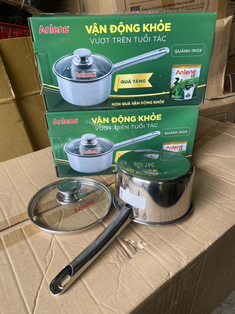 Quánh inox bếp từ 16cm tithafac anlene