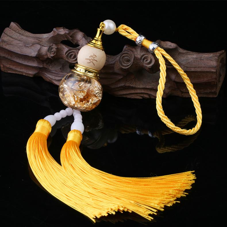 Hồ lô treo trang trí ô tô ( Vàng )