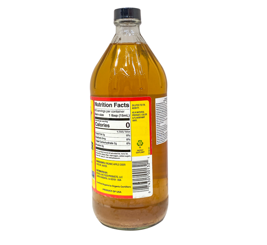 GIẤM TÁO HỮU CƠ BRAGG 946ML