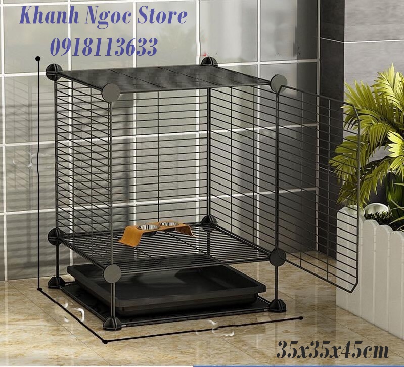 Combo Chuồng Lưới Sắt Chó Mèo - Bọ Thỏ ( đa dạng mẫu mã )