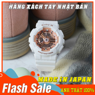 Đồng hồ nữ BABY-G GA110 TRẮNG NÂU - Made in JAPAN - Size 36mm thumbnail
