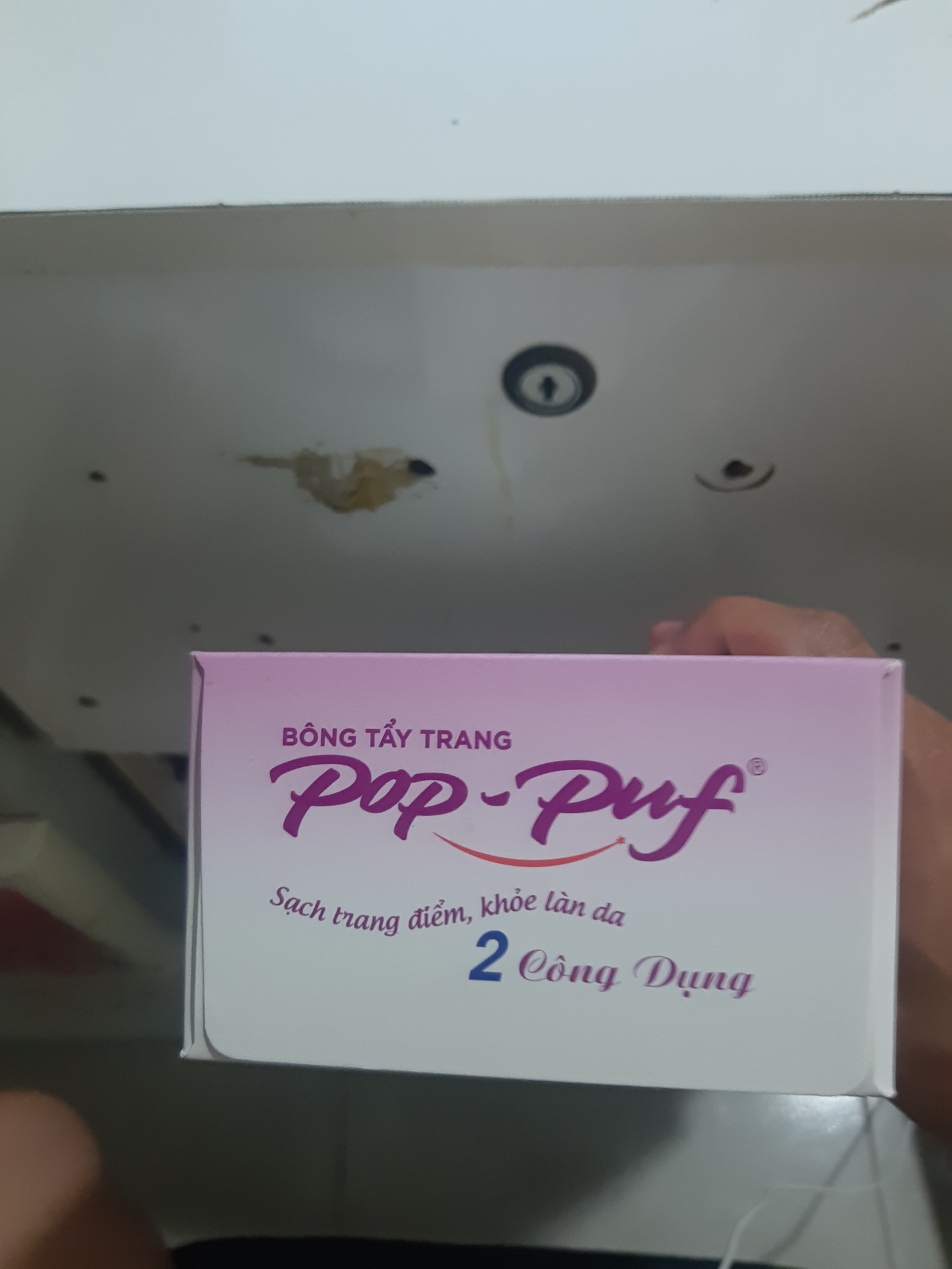 BÔNG TẨY TRANG POP-PUF 2 CÔNG DỤNG (100pcs) POP-PUF