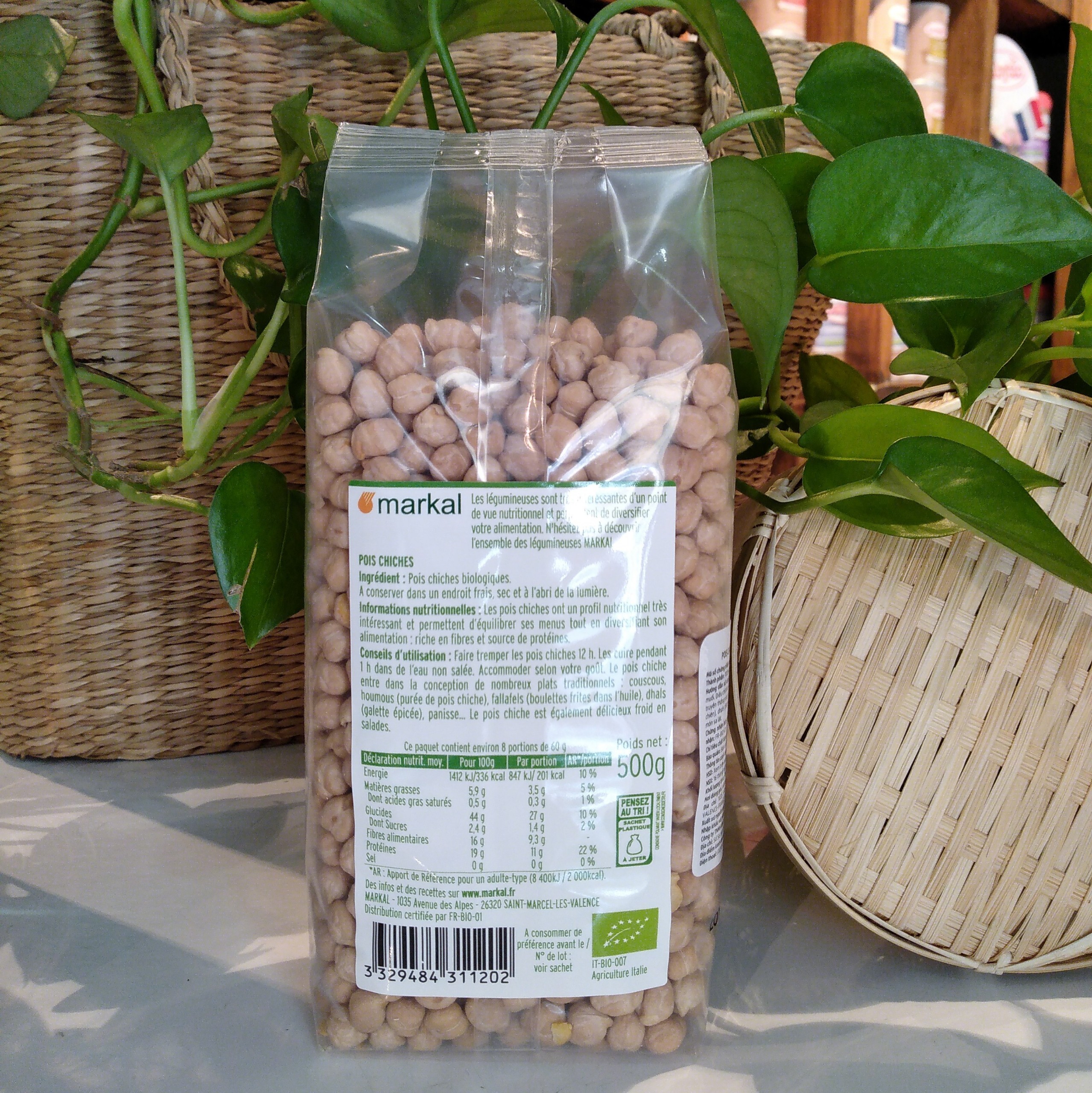 [HCM]Đậu gà hữu cơ Markal 500g (Đậu gà) - Leafhouse hcm