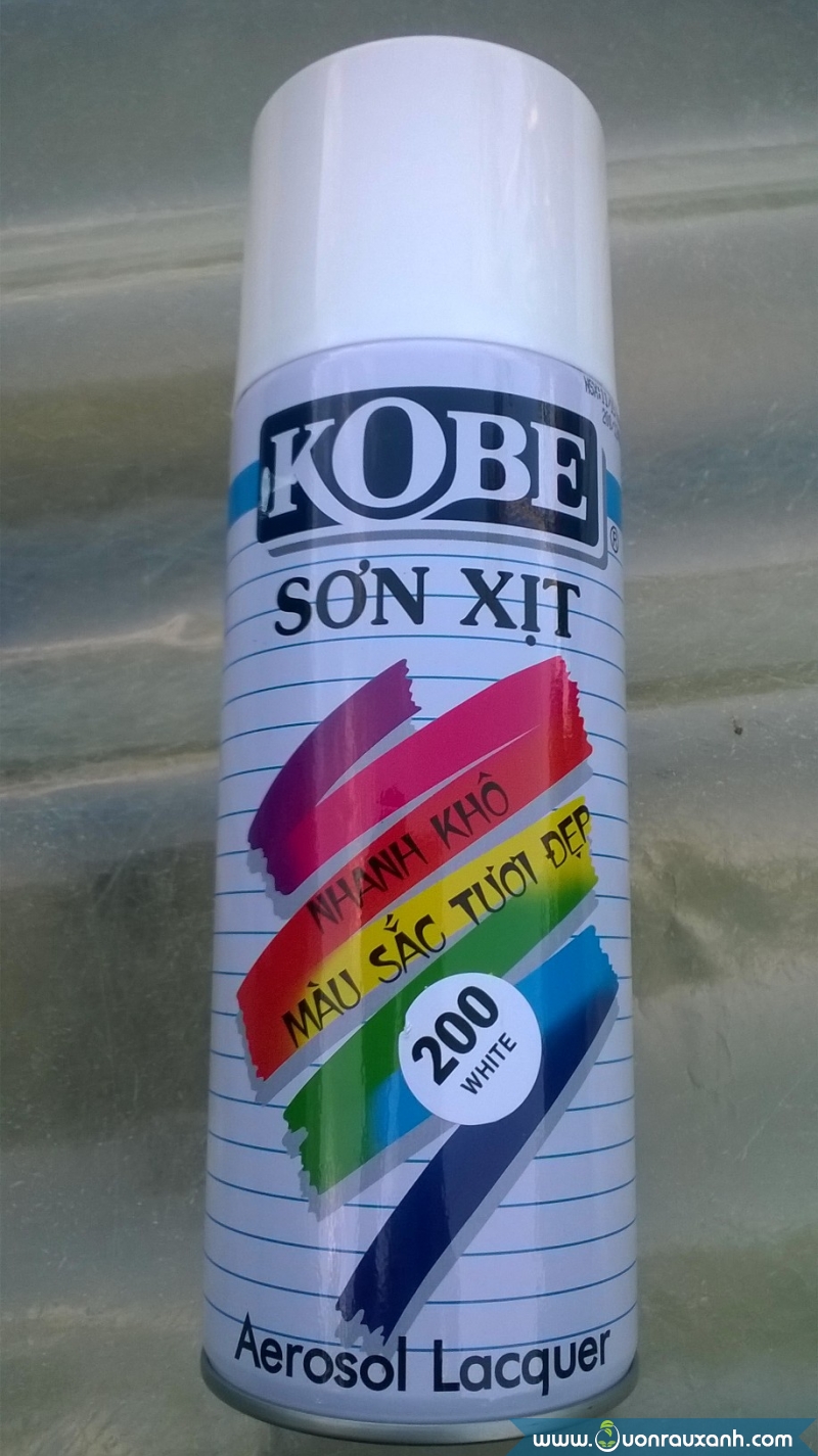 Sơn xịt Kobe 400ml nhiều màu, sơn phủ được mọi bề mặt